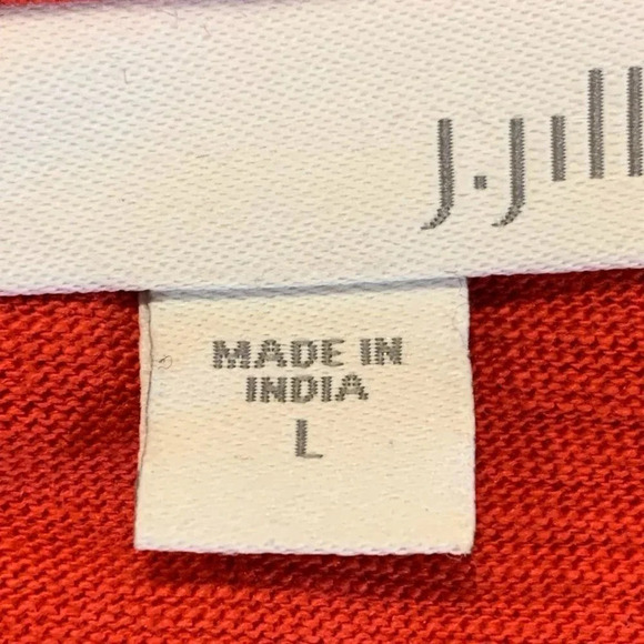 J. Jill Women's Sleeveless Cotton Modal Round‎ Neck A Line Shift Dress Size L - Picture 9 of 13